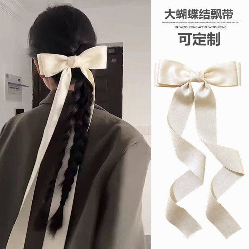 Leite branco grande arco grampo de cabelo faixa de cabelo volta cabeça acessórios para o cabelo primavera clipe fada fit