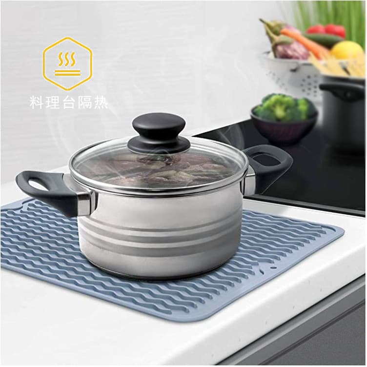 Tapete de drenagem de cozinha Tapete de secagem de bancada Mesa de jantar Tapete de isolamento térmico Anti-escaldante T