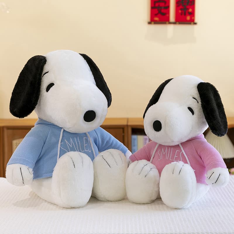Moletom de pelúcia do Snoopy adequado para o mercado internacional, almofada macia e confortável para dormir, adequada p