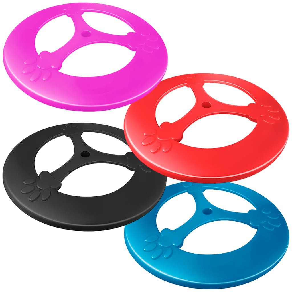 Brinquedo Cachorro Cães Frisbee Pop Morder Pegar Jogar Plástico Pegar Plástico Furacão Pet