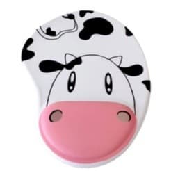 Mousepad Animais Fofinhos em 3D Vaquinha Presente Ergonômico Grande Lindo original