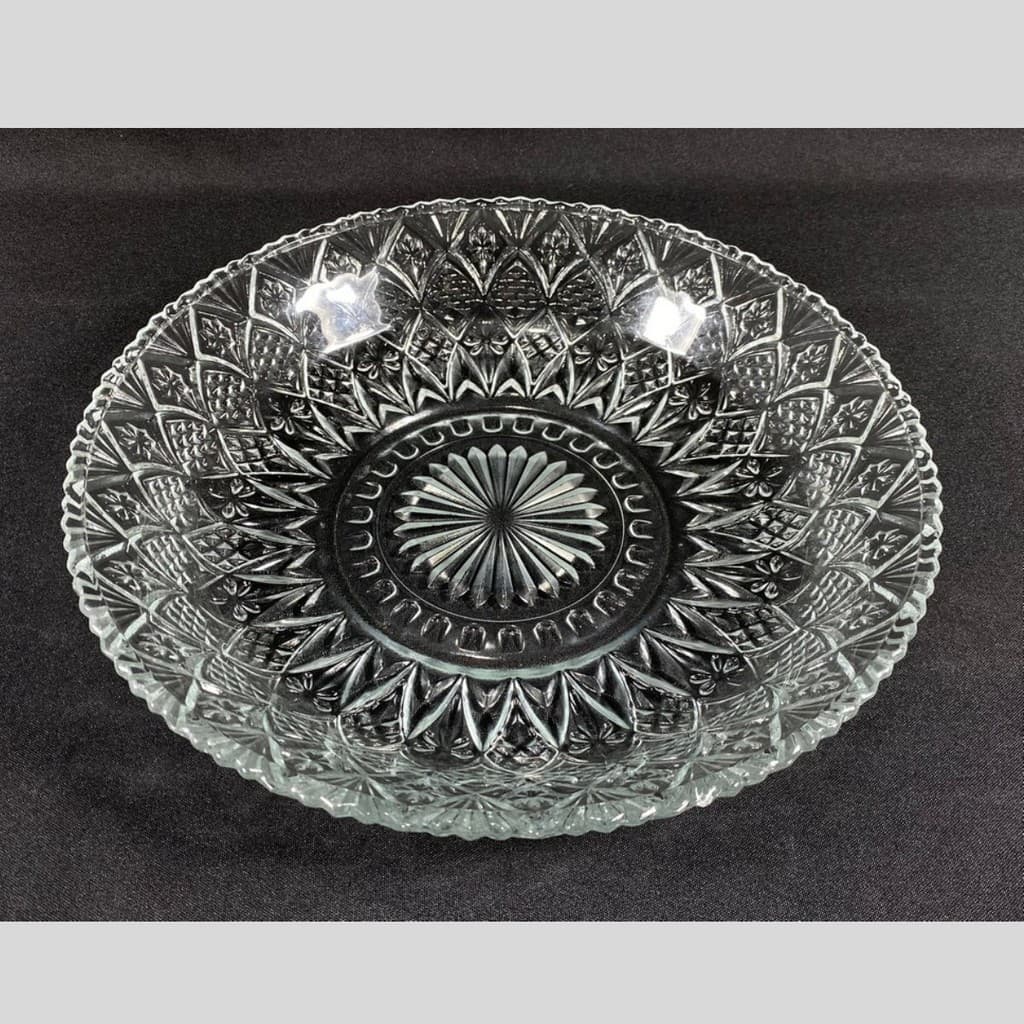 PRATO DE VIDRO PARA BOLO SOBREMESAS  KING 30CM x 6cm