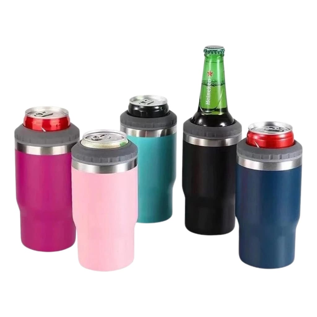 Copo Térmico Com Tampa Cooler Latinha Long Abridor Cerveja