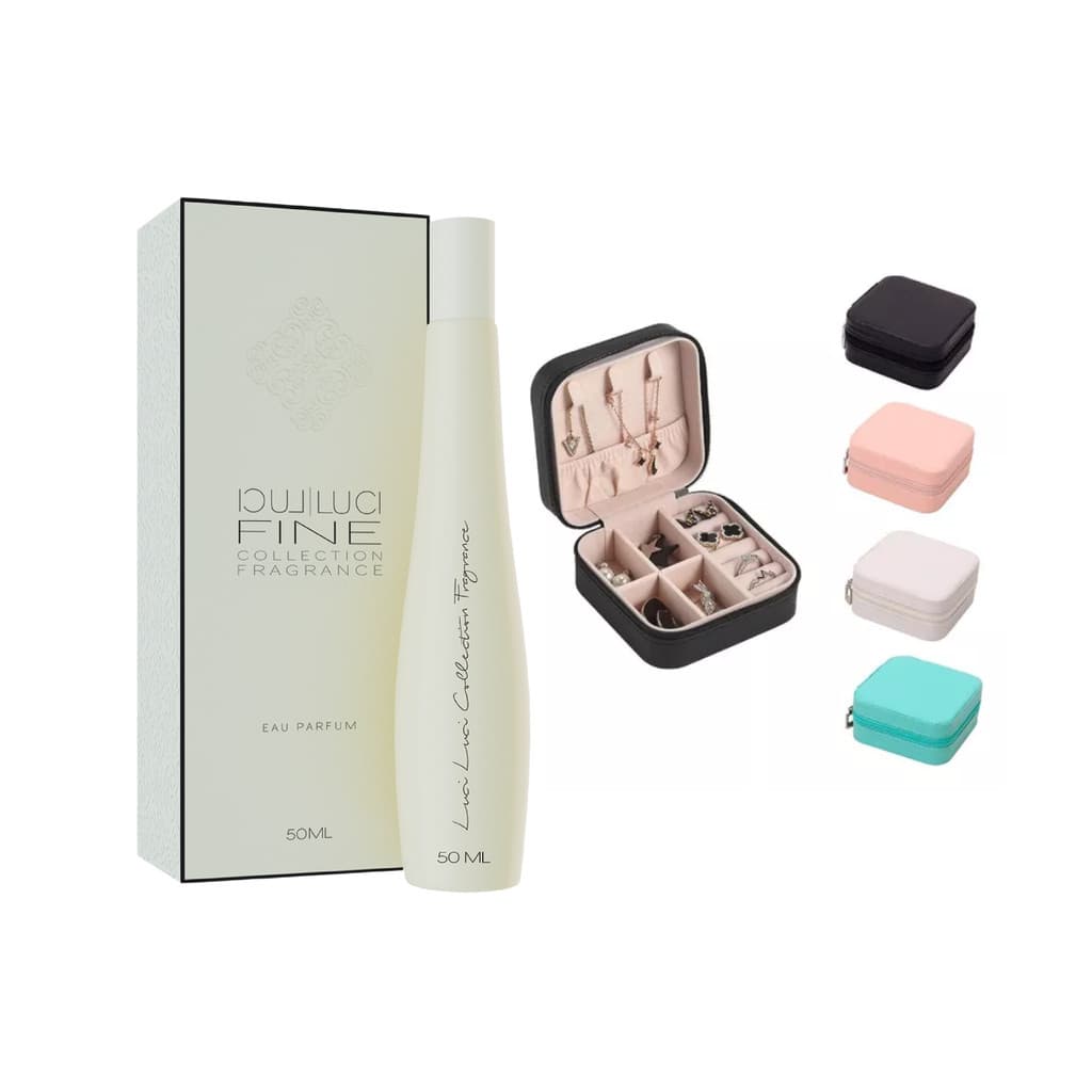 Perfume F62 Feminino Aquático Luci Luci 50ml C/ Porta Joia