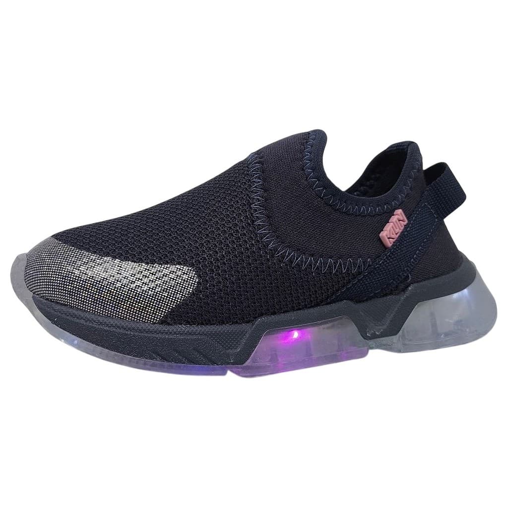 Tênis Infantil Menina de Luz Conforto Leve Estilo Light Klin