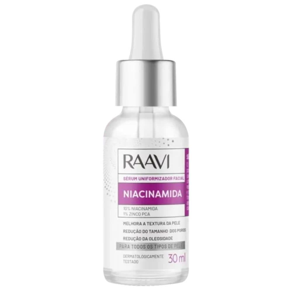 Sérum Uniformizador Facial Niacinamida Raavi 30ml