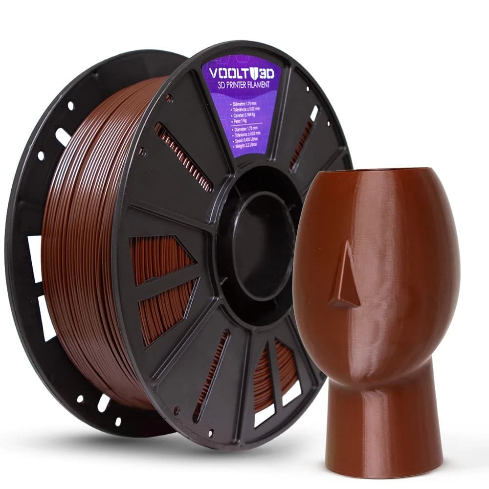 Filamento PET-G HF Premium Marrom - 1KG