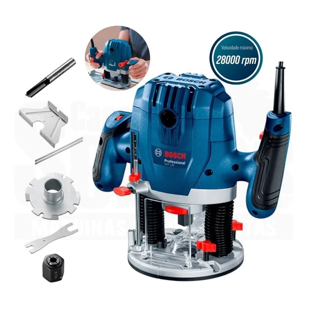 Tupia de Coluna 6-8mm 1300W GOF 130 - Bosch