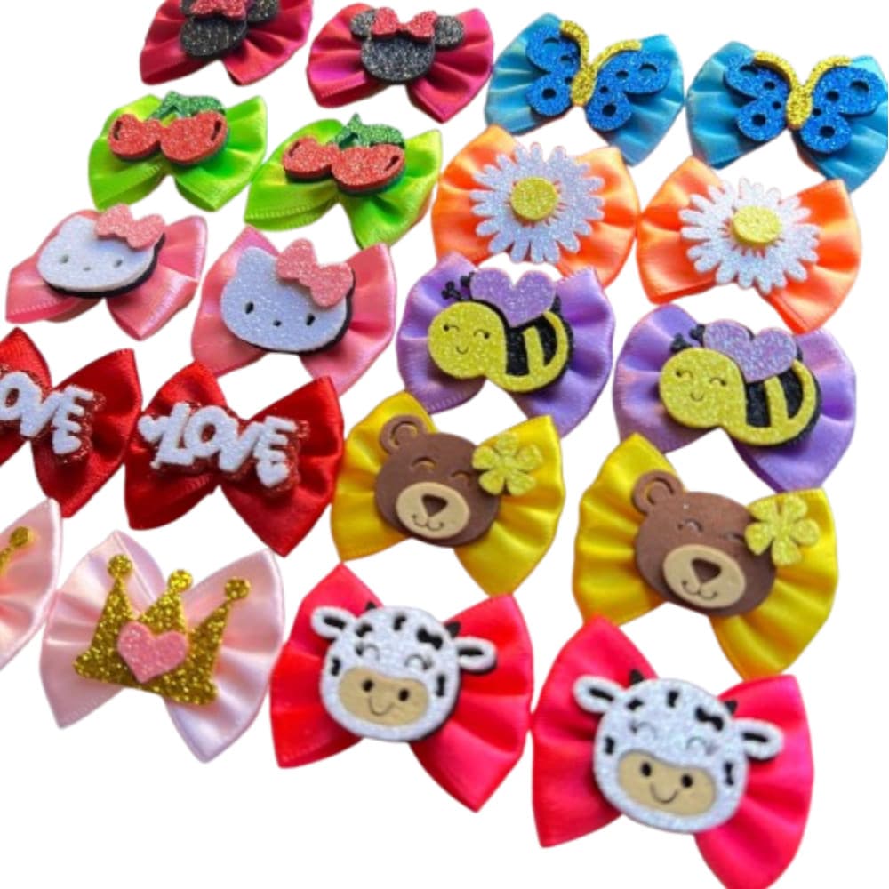 Lacinhos Pet  ADESIVO COLANTE Fêmea c/ 20 uni mod-1076-2