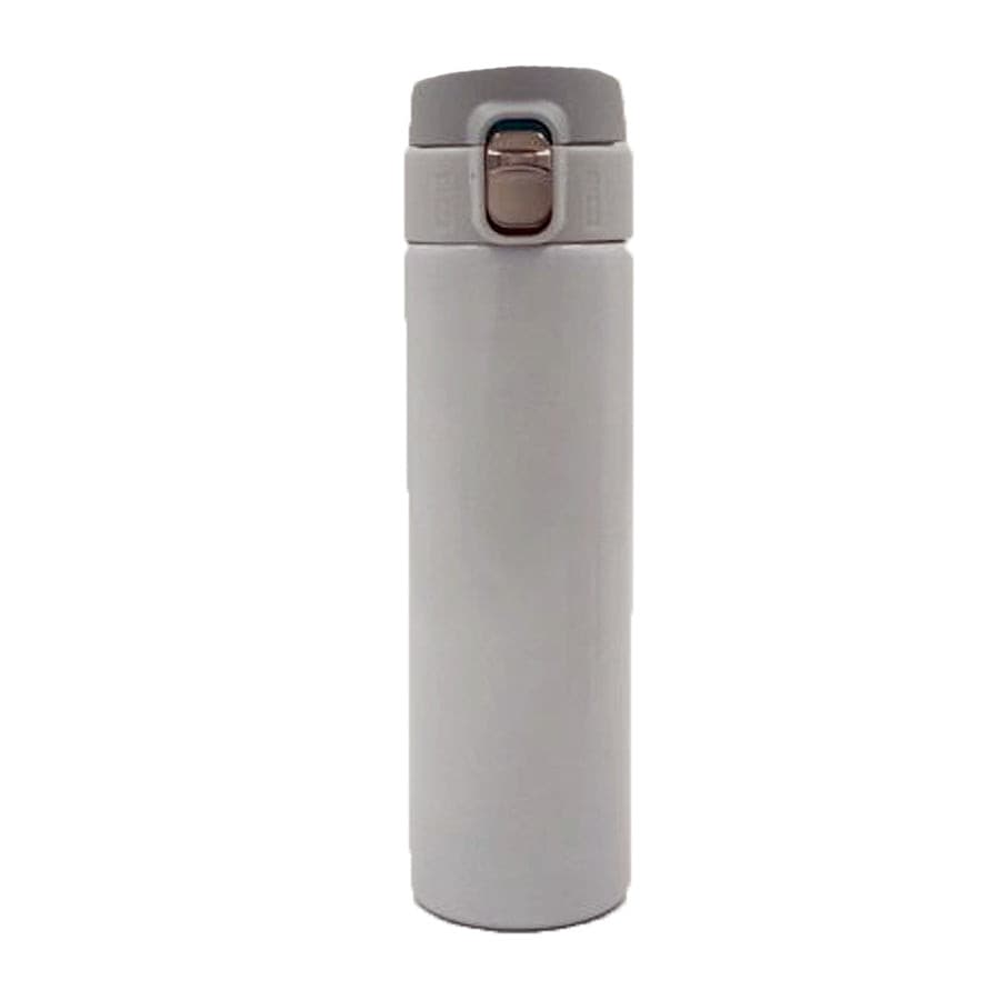 Garrafa Térmica 500ml Aço Inox Inquebrável Cor: Branco