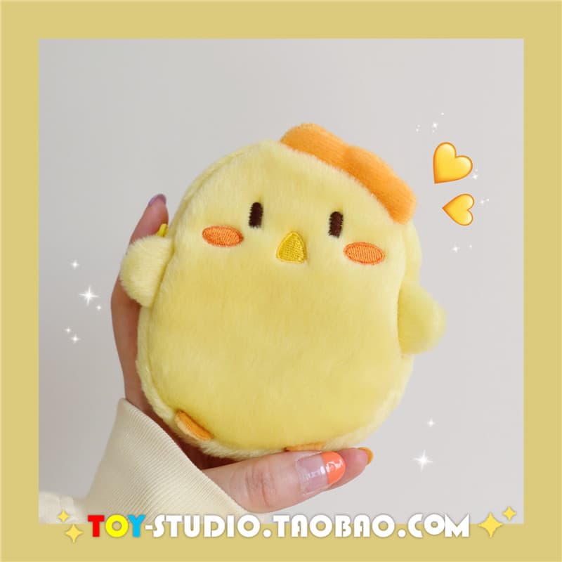 Brinquedo estúdio Original pintainho cobby moeda bolsa dos desenhos animados japonês bonito feminino pingente caso chave