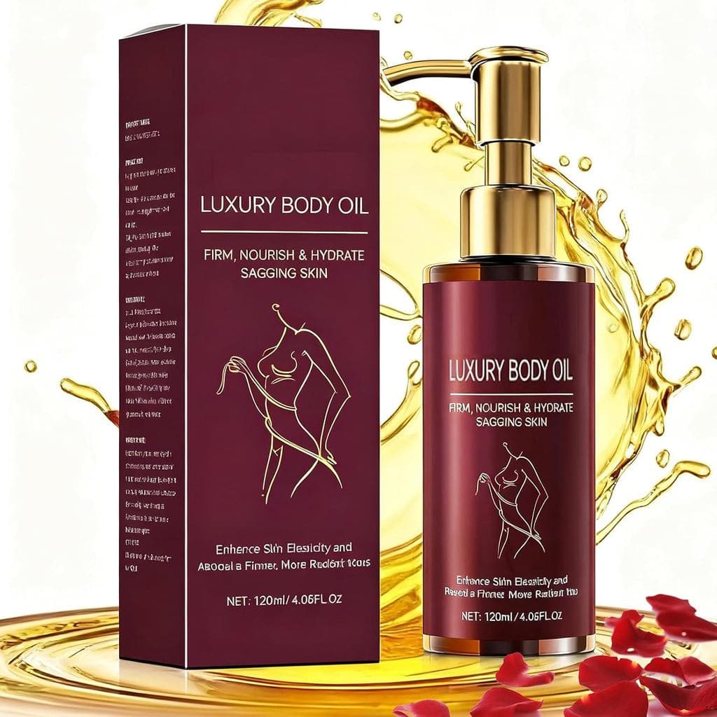 Óleo Firmador Corporal, Óleo Corporal Glow Remedy para Mulheres, Óleo Corporal Pós-Banho para Firmeza e Hidratação de Br