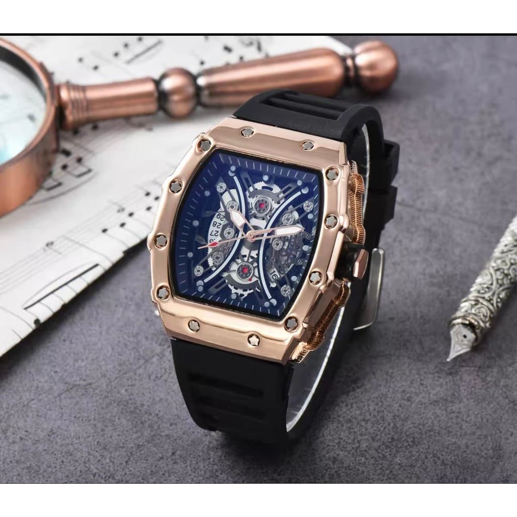 relogio masculino [Oficial Genuíno] Relógio Mecânico Automático Relógio de Quartzo Masculino À Prova D 'Água Luminoso Re
