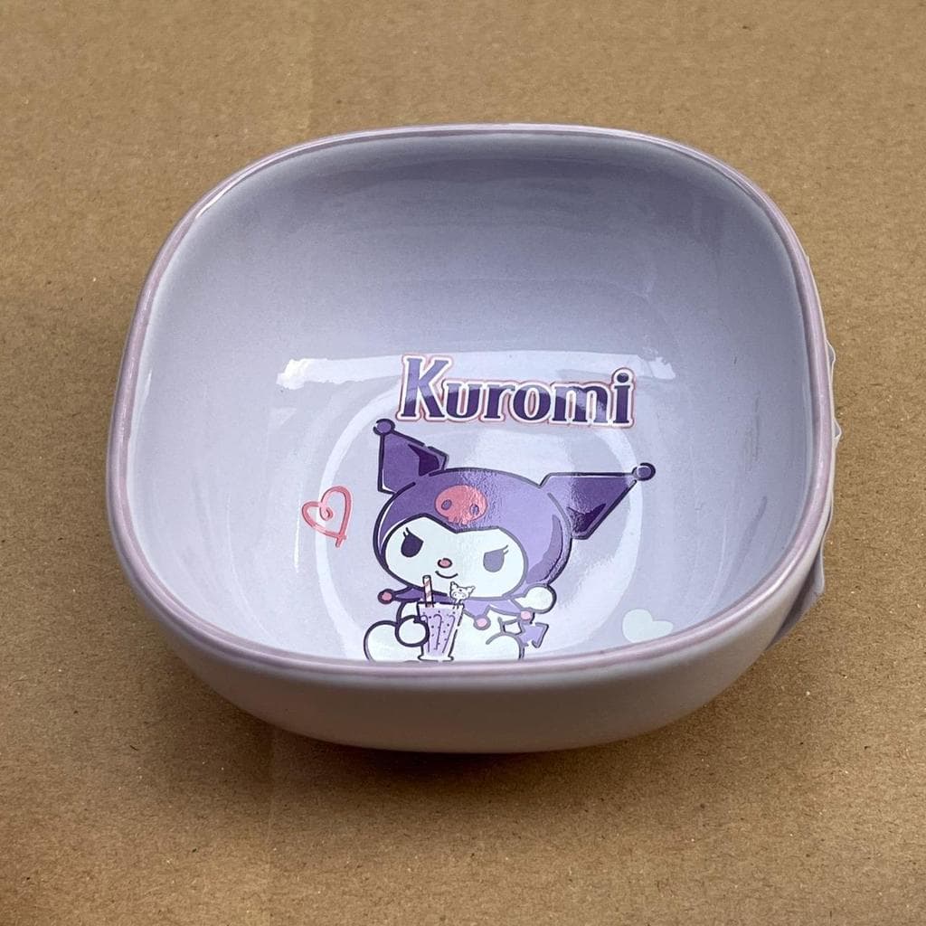 Prato Sabor Sanrio Olá Kitty Prato Infantil Lanches Frutas Borboleta Prato Bonito Talheres Comida Complementar Novos Pro