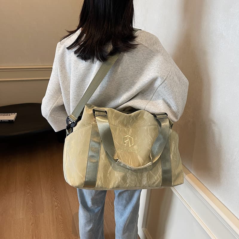 Nova bolsa esportiva de lazer para academia, bolsa de estudante unissex, estilo coreano, bolsa de viagem combinada