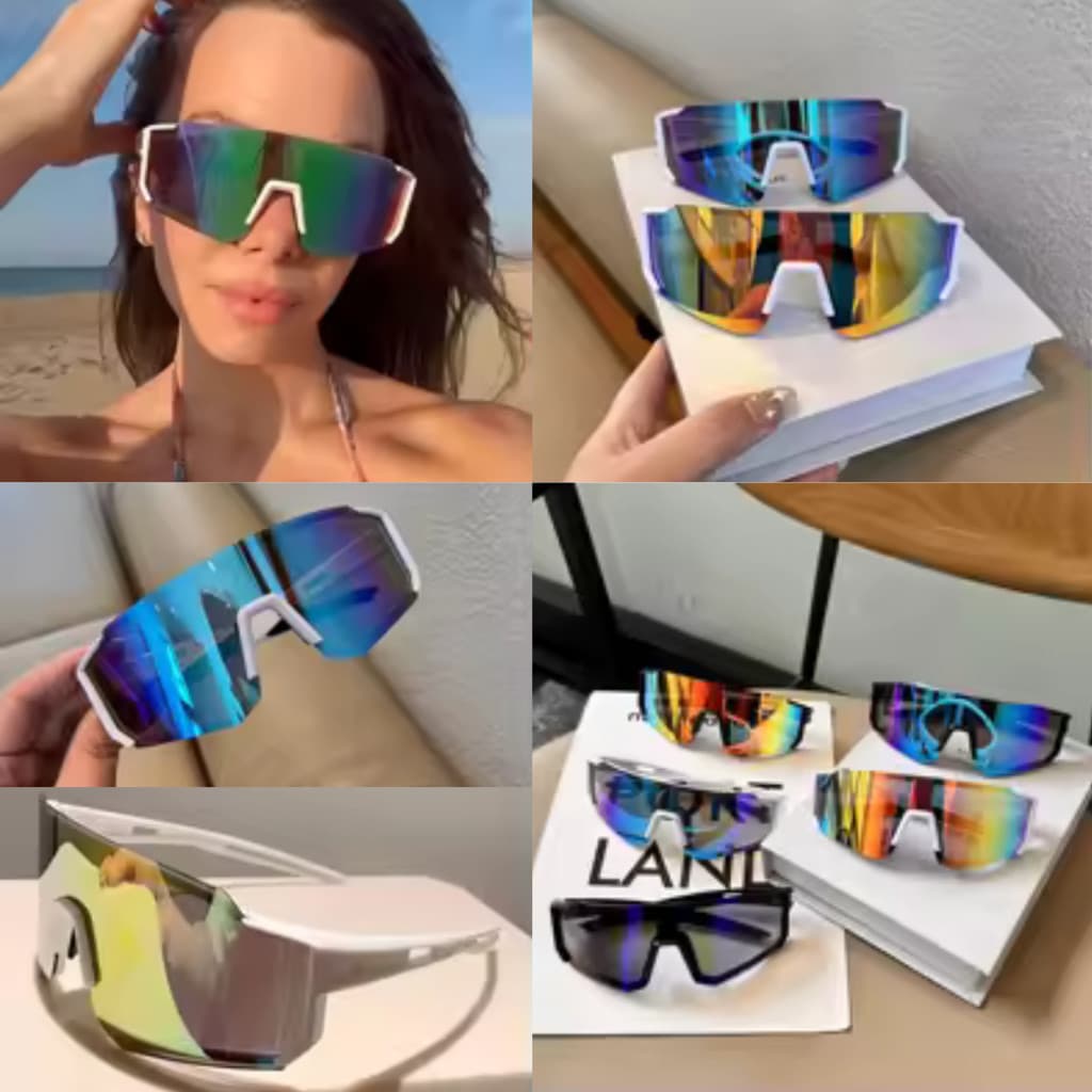Kit 5 UN Óculos de Sol Siclezim Unissex Todas as Cores preço de atacado