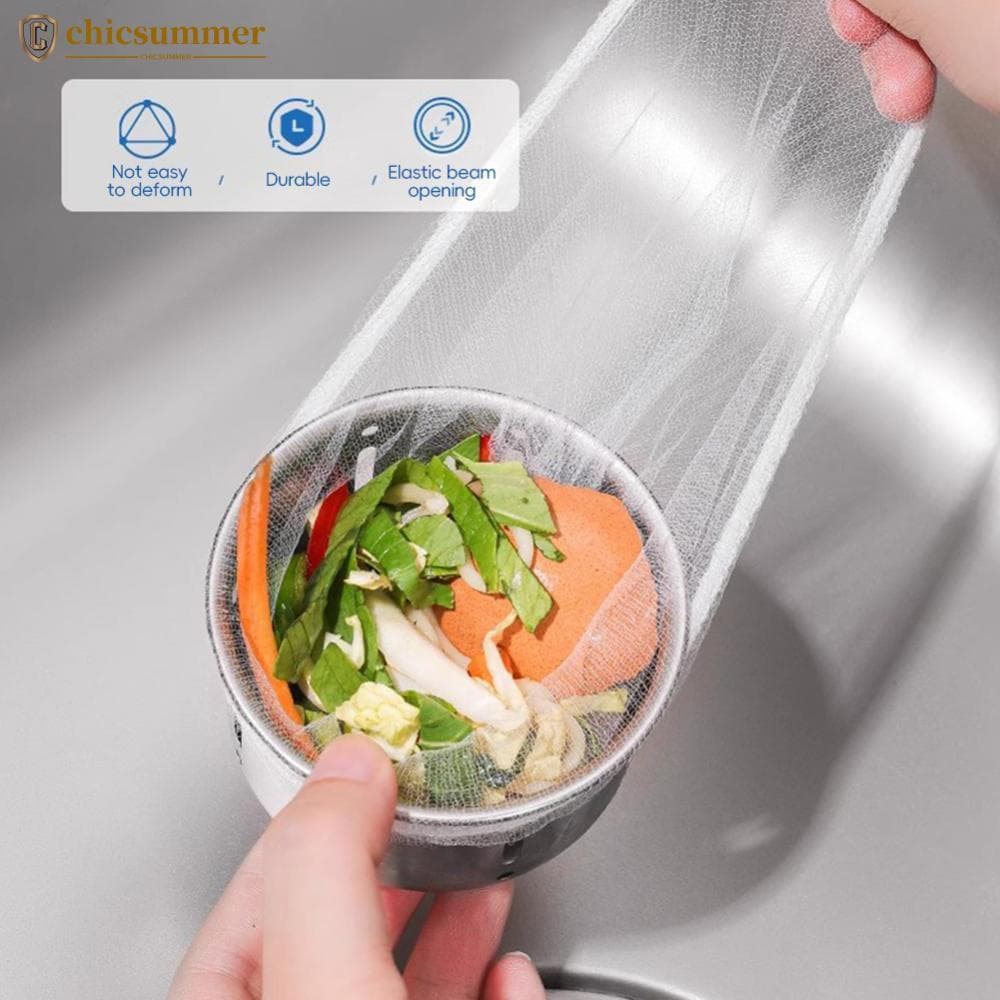 CHICSUMMER 100/200/500PCS Filtro De Pia Descartável Malha De Multi-Pacote Protetora De Drenagem De Cozinha Universal Par