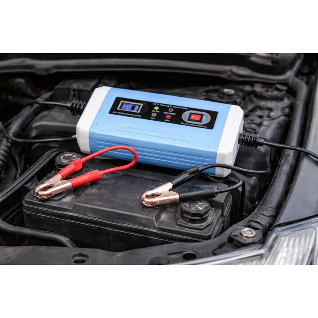 Carregador potente De Bateria veicular 24 Volts 24v/carro 12v 10ah
