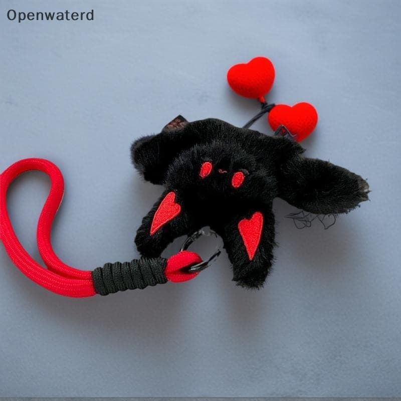 Openwaterd Bonito Halloween Morcego Pequeno Diabo Boneca De Pelúcia Brinquedo Chaveiro Cordão Saco Pingente Mochila Pend