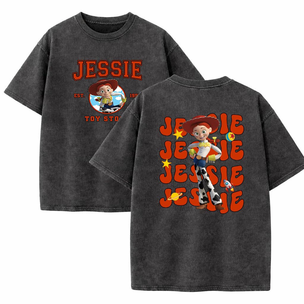 Camiseta Estonada Estampada Filme Toy Story Jessie - Camisa 100% Algodão Unisex, Macia, Qualidade Premium - Envio Rapido
