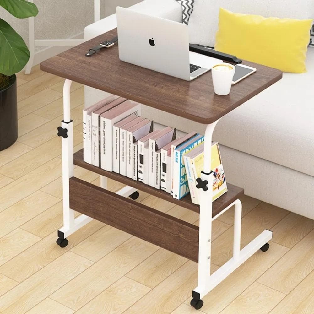 Mesa de Apoio com Rodas para Notebook e Refeições