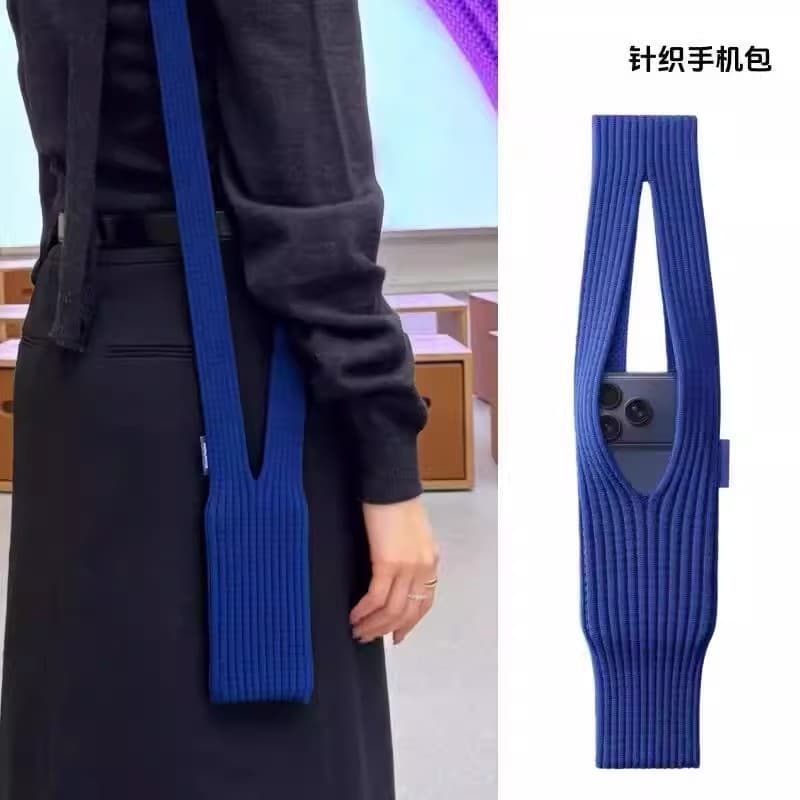 25 novo estilo adequado para Apple malha iPhone saco do telefone móvel Crossbody Mini acessórios de um ombro saco pequen