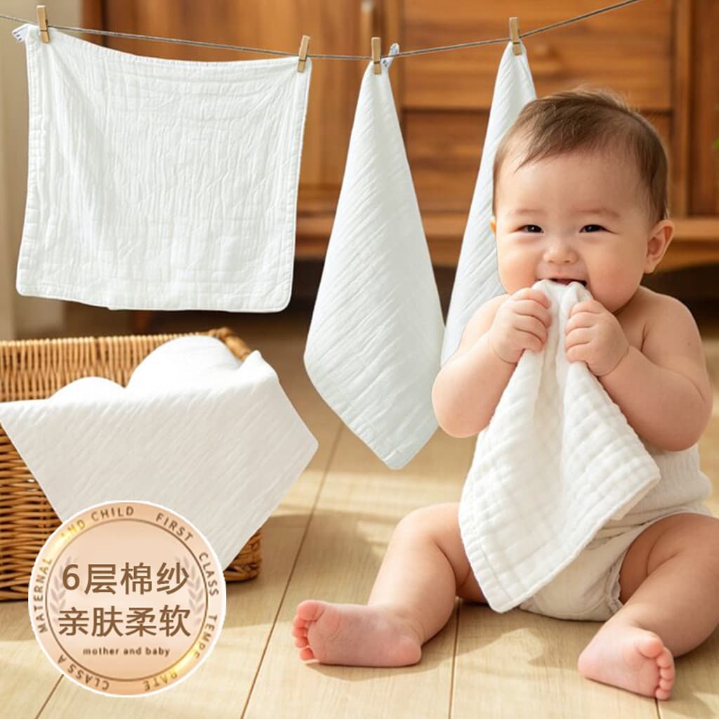 Toalha de Saliva para bebê, toalha para lavar o rosto, algodão puro, Super macio, lenço para crianças recém-nascidas, al
