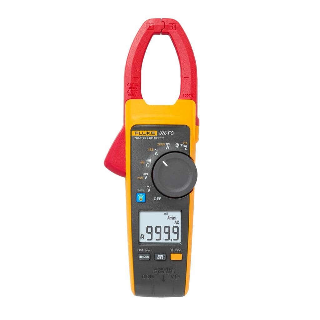 Fluke - FLUKE-376 FC 376 FC 1000A AC/DC TRMS Alicate Amperímetro Sem Fio com iFlex 4C1U