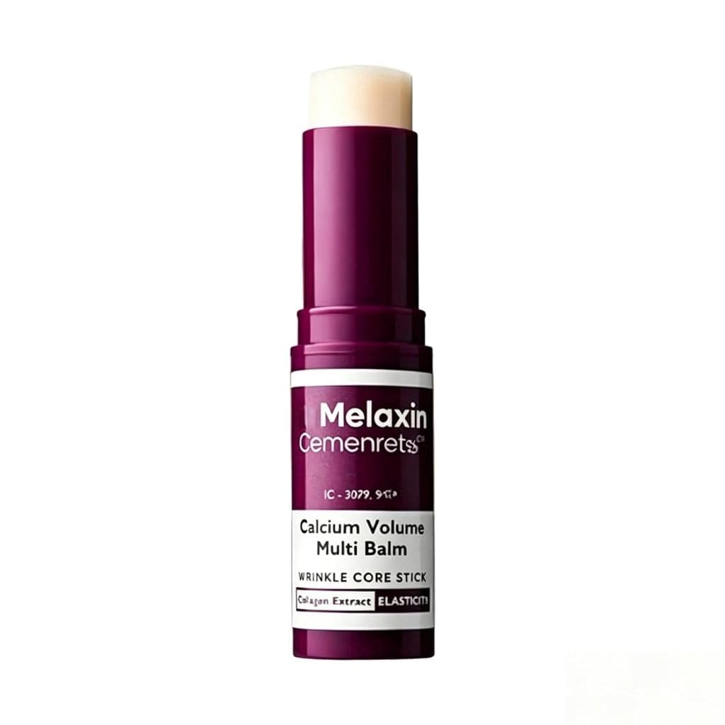 Bálsamo em Bastão de Cálcio Drmelaxinn, Bálsamo Multiuso para Volume de Cálcio e Redução de Rugas, Creme Hidratante Anti