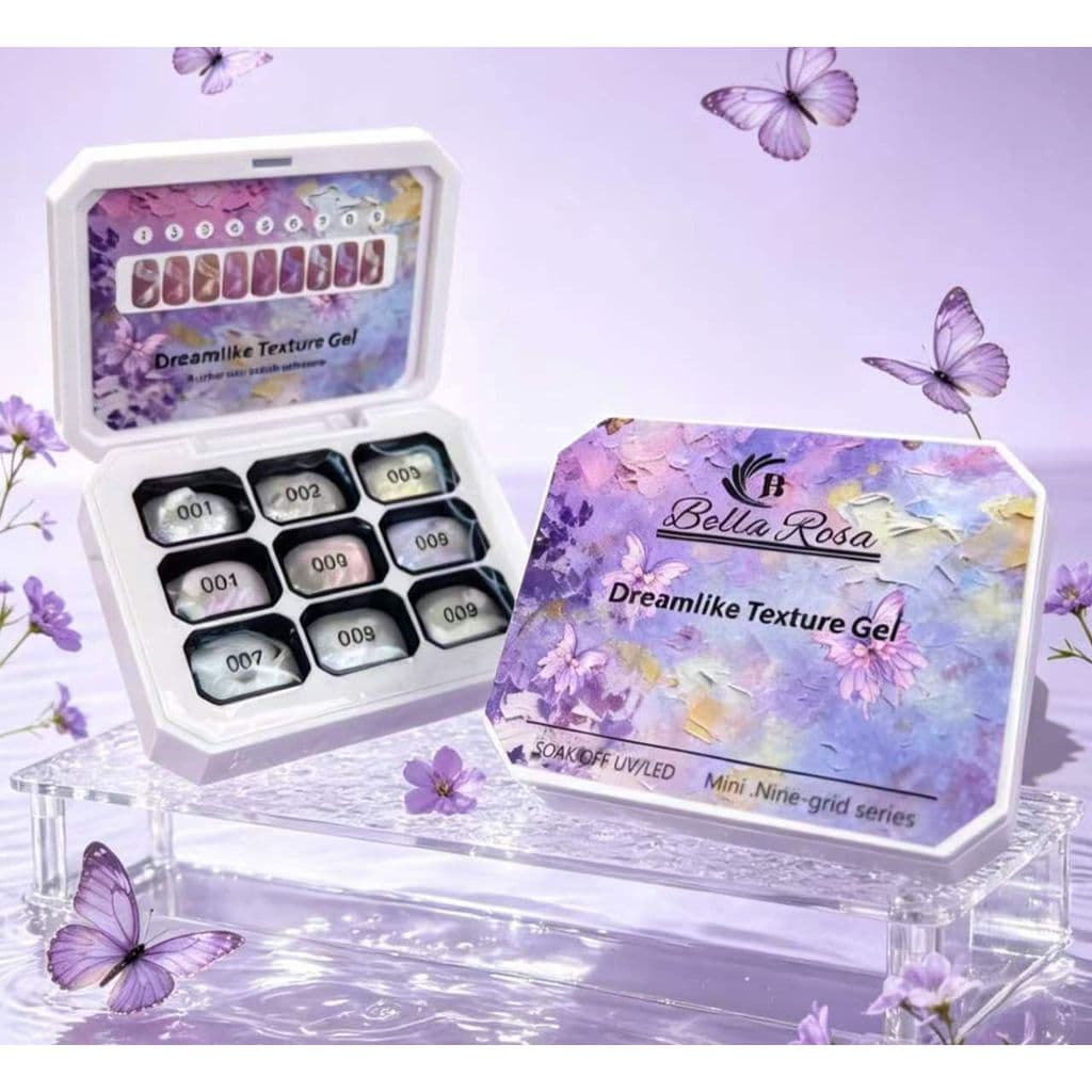 Conjunto De Paleta De Pigmentos De Esmalte 9 Em 1 Limegirl Para Design De Unhas Em Gradiente, Manicure Diy E Decoração
