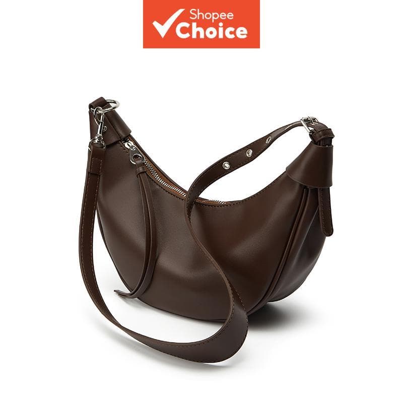 Bolsa de ombro minimalista para senhora, bolsa tiracolo elegante, alça ajustável, adequada para sair, ir ao trabalho,