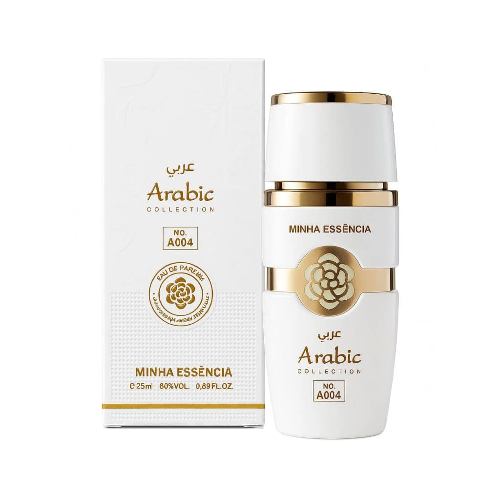 Perfume Arabic Collection A004 – 25ml | Colônia Unissex Floral e Doce Sofisticada