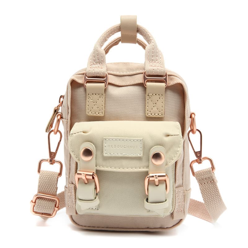 NX Donut Coreano Donut Messenger Bag Moda All-Match Pequena Bolsa Quadrada Simples Feminina Bonito Mini Bolsa Pequena