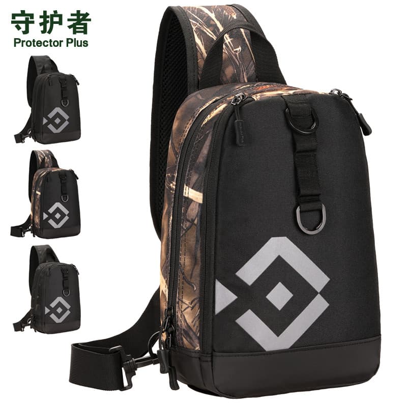 Guardian novo estilo masculino de duas cores esportes Multi-função isca saco de ombro mensageiro mochila pesca lazer sac