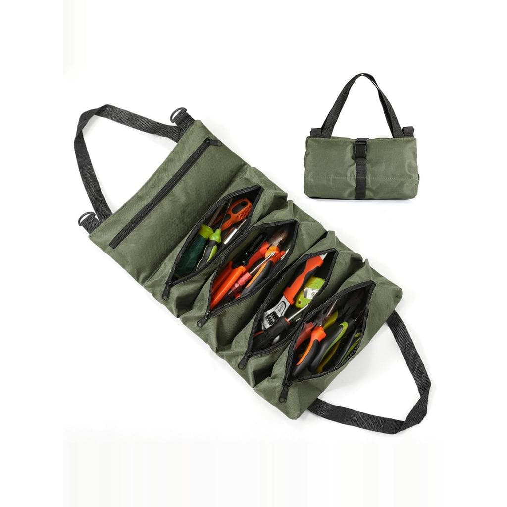 Kit de ferramentas de rolo portátil multifuncional chave de reparo saco de armazenamento de Hardware eletricista carpint