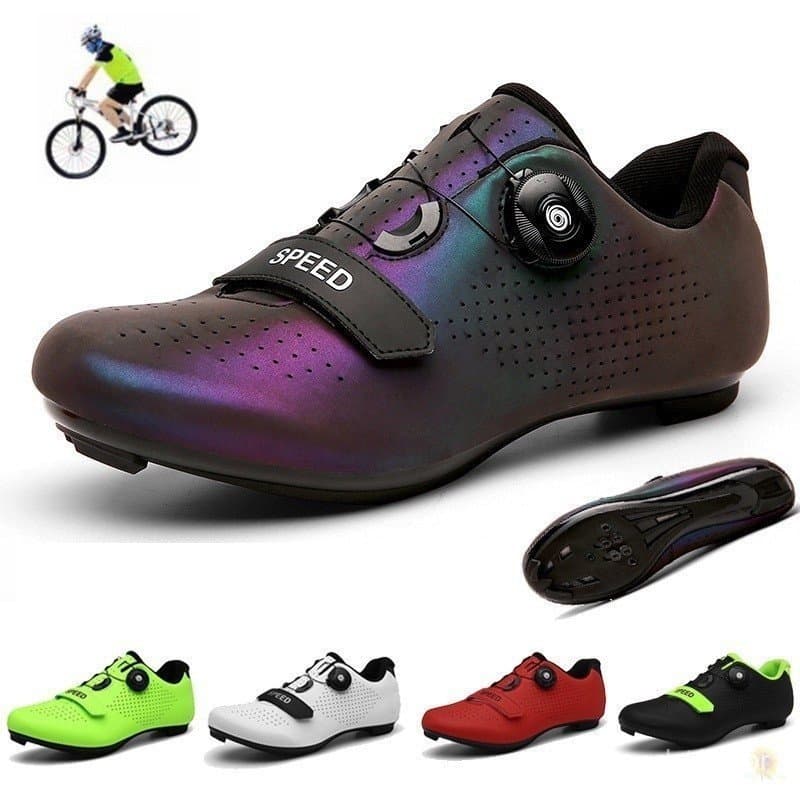 Sapatos De Ciclismo Velocidade Mtb Sapatilhas Masculinas Sapatos De Bicicleta Sapatos Spd Sola De Fibra De Carbono 528