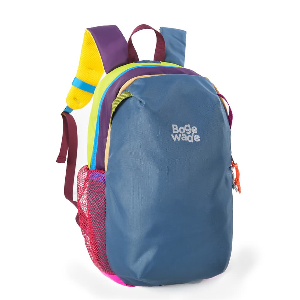 Vitalidade de cor contrastante cheia de mochilas casuais Mochilas de viagem para classe de armazenamento multicamadas