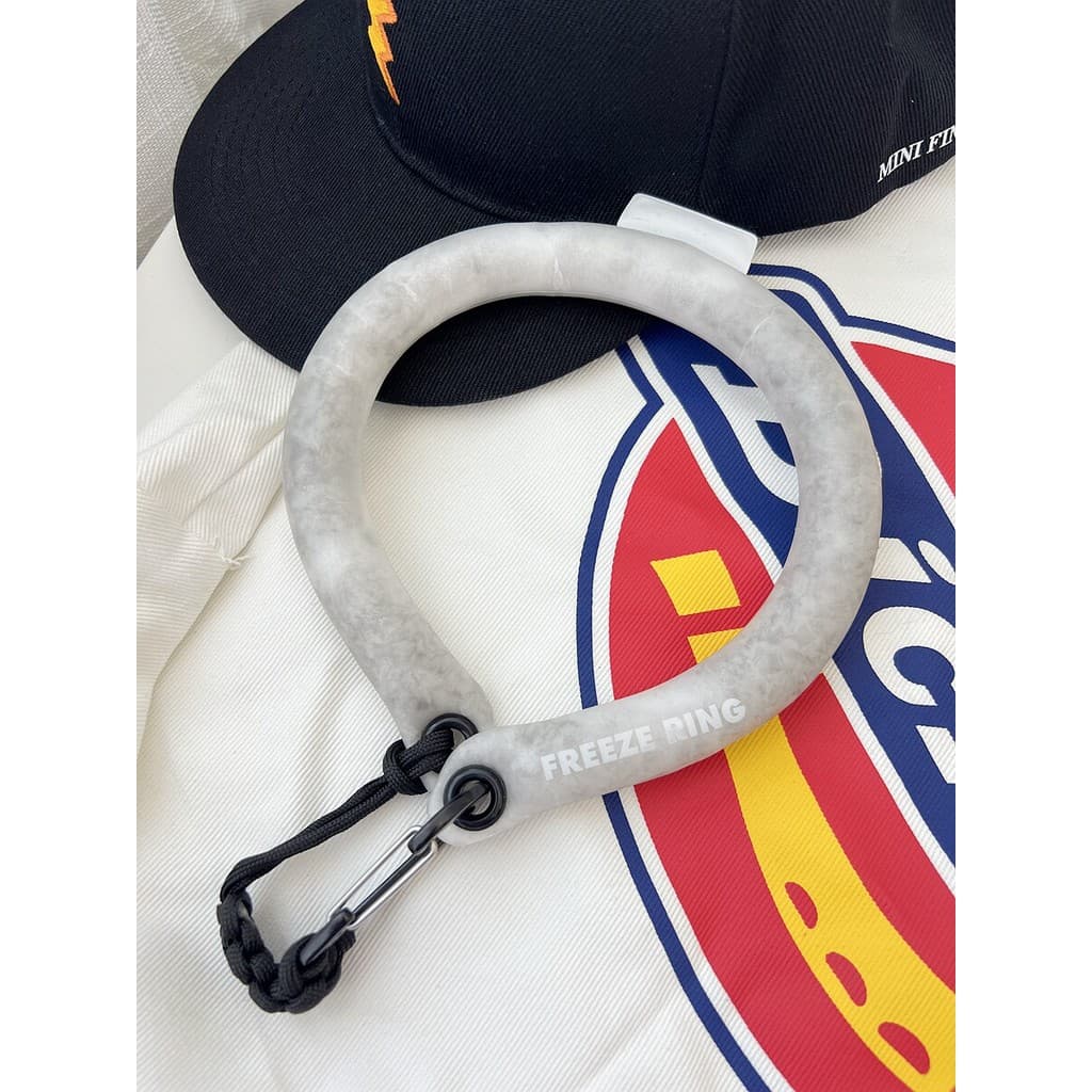 Adesivo de resfriamento de anel de gelo de 28 graus, resfriamento físico de verão, fivela de segurança legal, ciclismo,