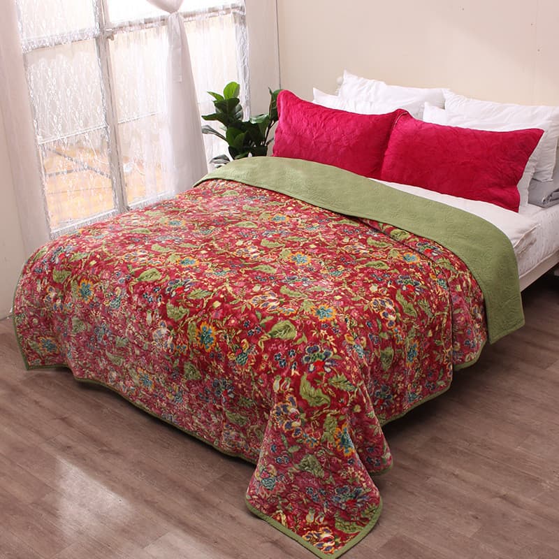 Roupa de cama de pelúcia de inverno flanela algodão acolchoado lençol de peça única capa de cama acolchoada espessada co
