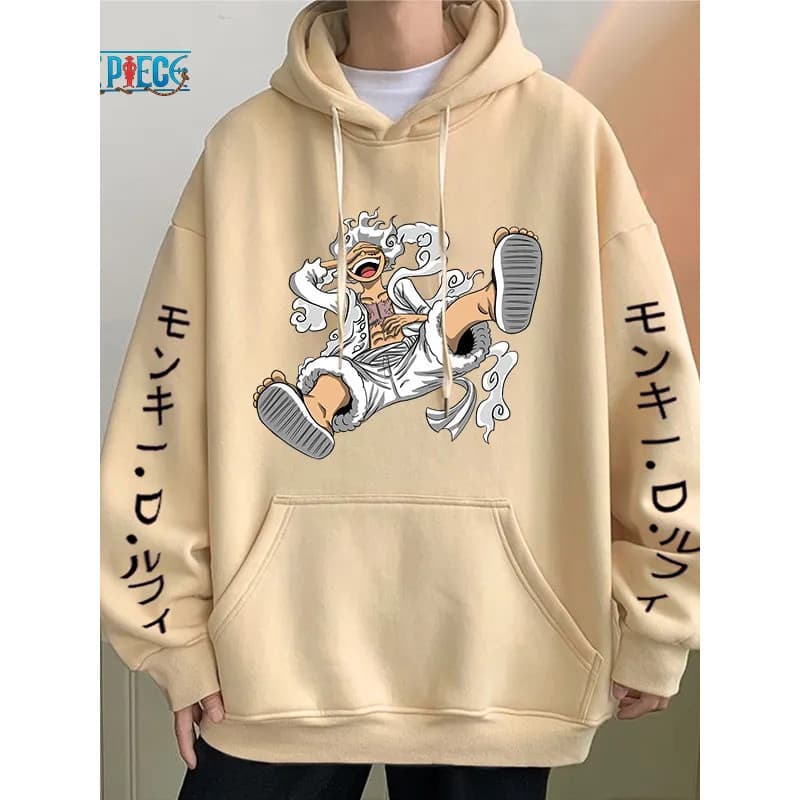 Blusa Moletom One Piece Monkey D Luffy Nika Gear 5 Unissex