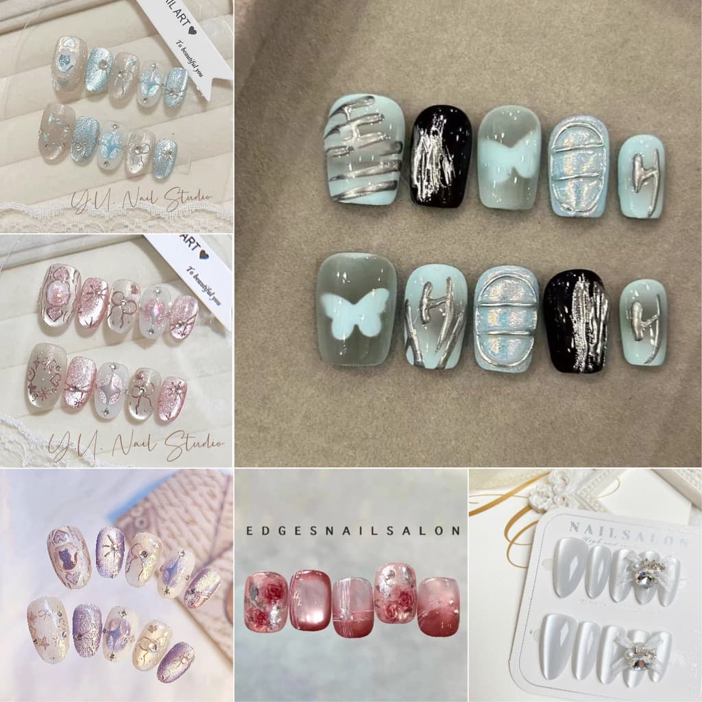 2025 Novo 10 Pçs Unhas Falsas Francesas À Prova Dwaterproof Água Reutilizável Casamento Formatura Imprensa Em Com Kit Gr