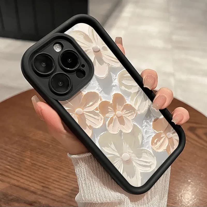 Capa de Celular luxo antiderrapante  para capinha iPhone 13 7 14 8 capinhas iphone X XS XR 12 15 16 11 Pro Max Plus
