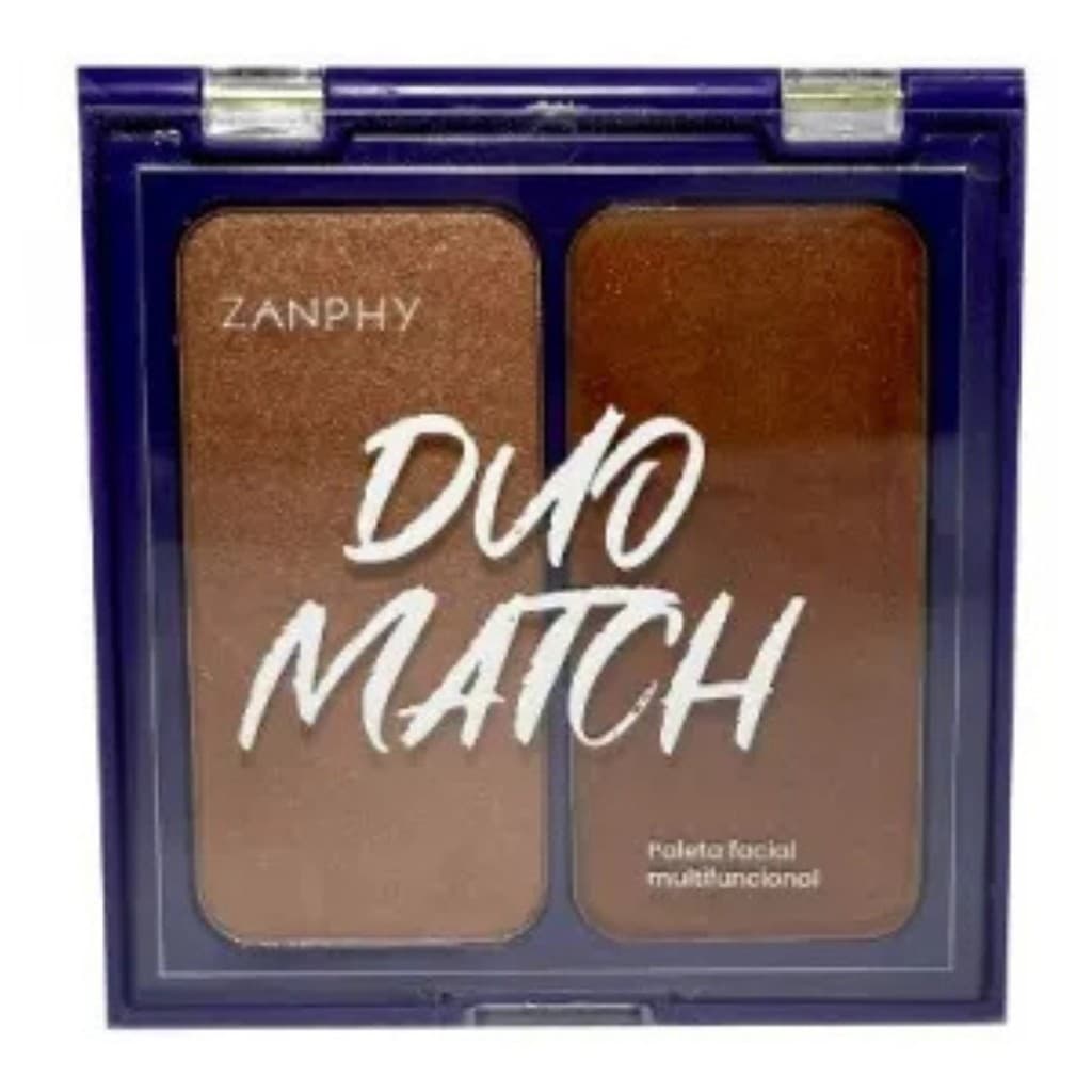 Iluminador para maquiagem Duo Match Zanphy  #LookAtMe - Pó & Creme