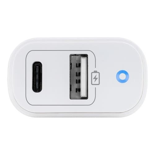 Fonte Carregadora Usb 2 Portas Usb Ec11 Fast Branco