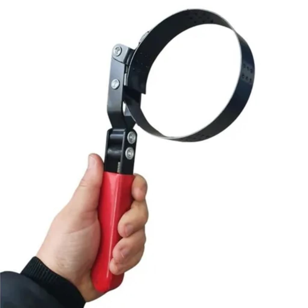 Saca Filtro de Óleo Tipo Cinta Regulável 95-111mm Automotivo Profissional