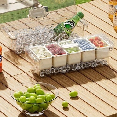 Conjunto Potes Hermeticos Tampa Vedacao Segura Organizador Cozinha 12 Pecas