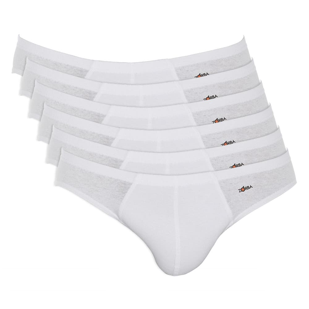 Kit 6 Cuecas Slip Zorba 791