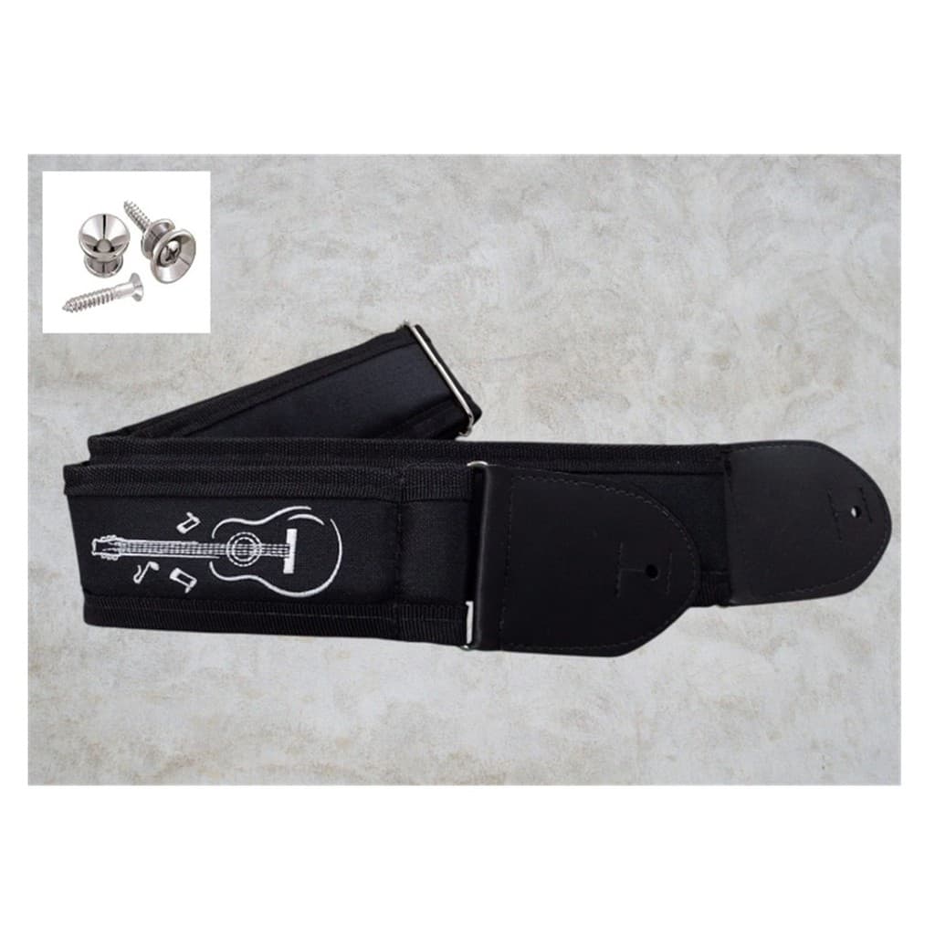 Correia Luxo Violão/Guitarra/Baixo Acolchoada VIOLAO - JPG