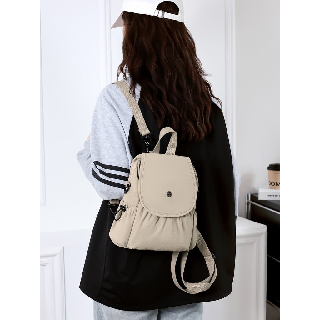 Leve mochila de náilon Casual All-Match japonês meninas pequena mochila bolsa de ombro nicho Commuter saco de viagem sac