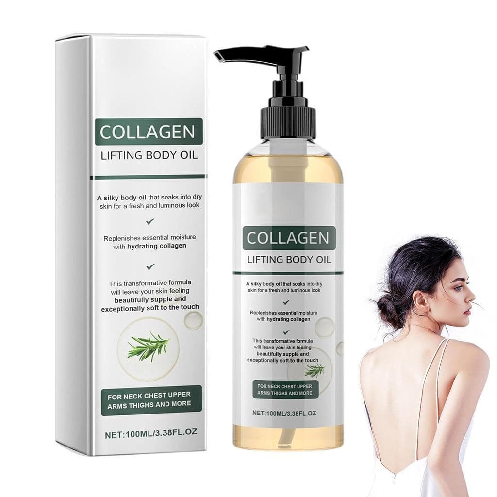 Óleo Corporal Lifting de Colágeno FKMEE, para uso após o banho, óleo de colágeno hidratante, óleo corporal de seda nutri